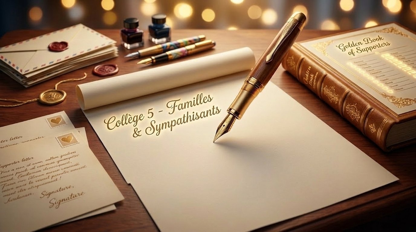 Bannière Collège 5 — Familles et sympathisants