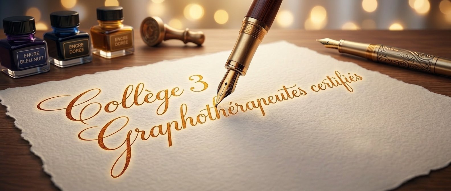 Bannière Collège 3 — Graphothérapeutes certifiés